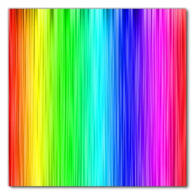 Produktbild von Wallario selbstklebende Möbelfolie/ Tischdecke für Innen und Außen, Größe: 100 x 100 cm - Regenbogenmuster - Farben rot, gelb, grün, blau, pink und rot