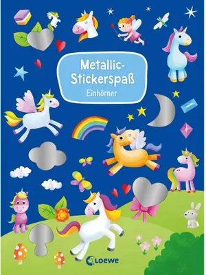 Image de Metallic-Stickerspaß - Einhörner