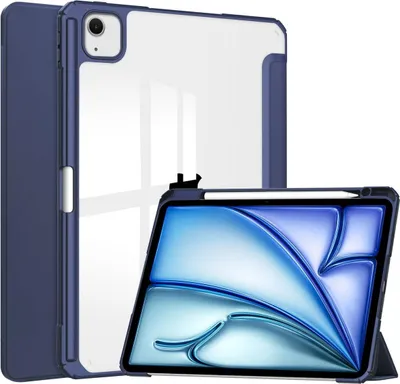 Produktbild von Bizon Case Tab Clear Matt für iPad Air 13" 2025 / 2024, marineblau