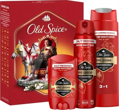 Immagine prodotto di Set Old Spice Game: deodorante stick, spray, gel doccia