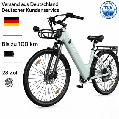 Produktbild von VELOPRO C1Pro Pedelec 28 Zoll E-Bike, 36V 18Ah Akku(80-100km), Shimano 7 Gang