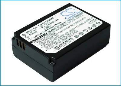 Obrázok produktu pre TECHTEK Batéria kompatibilná s [Samsung] NX1000, NX1100, NX200, NX2000, NX210, NX300, NX300M, NX310, NX500 nahrádza BP-1030, pre ED-BP1030