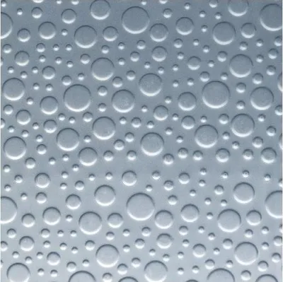 Produktbild von LogistSystem Dekorblech / Dekoratives Blech im Format 200x200mm | Stahl verzinkt Strukturblech 20x20cm | Dekor 56.040.12.DM