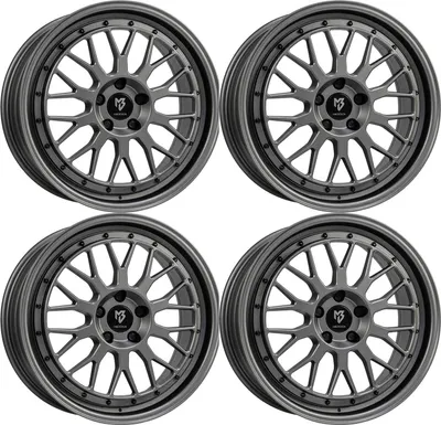 Obrázok produktu pre MB Design Rims LV1 7.0Jx17 ET 45 5x114,3 Grey 4-LV17017455C1-G1 kompatibilný s Hyundai i30 ix20 Kona E Veloster