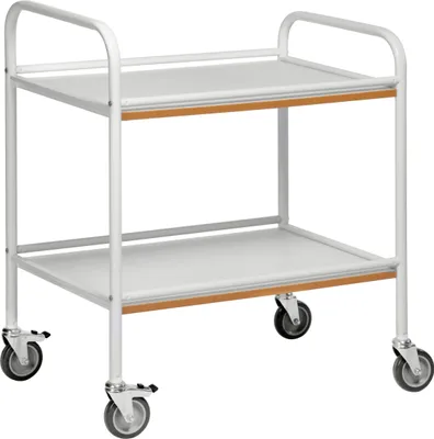 Produktbild von Kongamek Tablettwagen 765x520x895mm pulverbeschichtet in blau mit Bremse