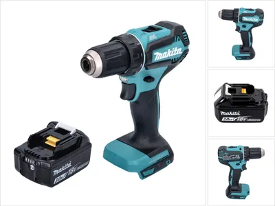 Produktbild von Makita DDF 485 F1 Akku Bohrschrauber 18 V 50 Nm Brushless + 1x Akku 3,0 Ah - ohne Ladegerät