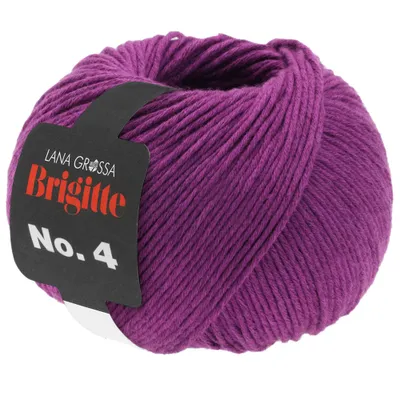 Produktbild von Lana Grossa BRIGITTE No. 4 50 g Baumwollgarn mit edlen Baby-Alpakafasern 110 m Farbe 024 - Rotviolett