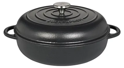 Produktbild von Küchenprofi Gourmetpfanne m. hohem Deckel, 28 cm classic black