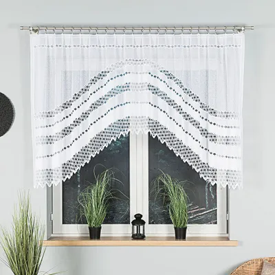 Obrázok produktu pre MARKIZETA Záclona 270x120 Filomena biela žakárová hotová 018669/FBL/001/270120/1