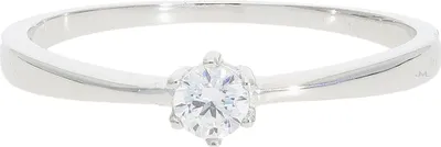 Produktbild von JuwelmaLux Ring 333 Weißgold mit Zirkonia JL39-07-0394 58
