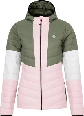 Image de Dare 2B - Veste matelassée « Lively » pour femme RG11977 (34 DE) (vert olive/rose cristal)