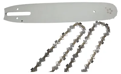 Set 2 Stück Oregon Sägeketten 91VX 3/8P | 1.3 mm | 52 + Führungsschiene - 35 cm Typ 03 - 140SPEA041