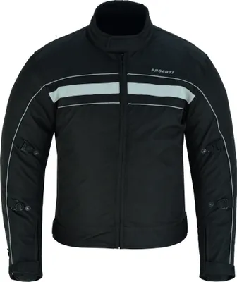 Produktbild von PROANTI Motorradjacke Sommer Biker Motorrad Jacke leichte Textil Motorradjacke - Größe L