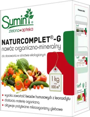 Zdjęcie produktu dla Nawóz organiczno-mineralny SUMIN NATURCOMPLET-G 1kg