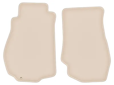Produktbild von DURBAN Beige Velours-Fußmatten vorne für Nissan 350Z Coupé (2003-2009)