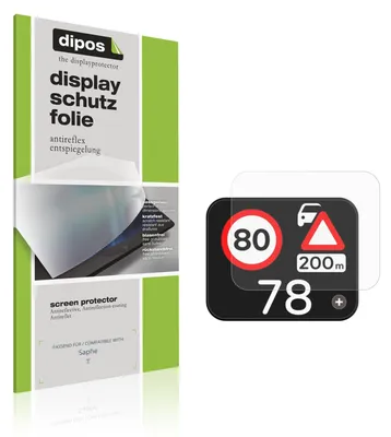 Produktbild von 2x Schutzfolie für Saphe T matt Displayschutzfolie Folie Display Schutz dipos