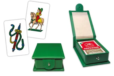 Imagen del producto de Modiano - 30501081. Estuche de cuero sintético para cartas de juego