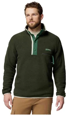 Produktbild von Sweatshirt Columbia Forro polar Columbia Helvetia II Half Snap verde oscuro für Herren