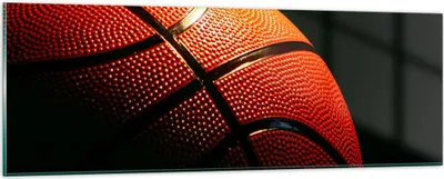 Produktbild von Bilder auf glas - Basketball Spiel Sport - 90x30cm - Glasbilder - Wandbilder - Kunstdruck - zum Aufhängen bereit - Wanddekoration aus Glas - Glas Bilder - Wandbild auf Glas - Einteilig - GAB90x30-2225