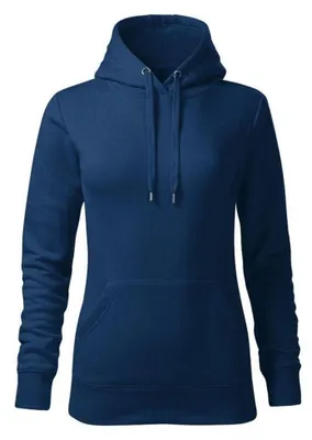 Zdjęcie produktu dla Malfini – bluza z kapturem „Cape Free” dla kobiet PP9827 (XXL) (ciemnoniebieska)