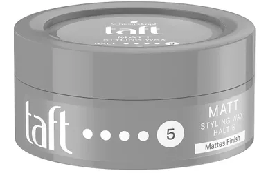 Produktbild von Schwarzkopf taft Matt Styling Wax 75ml Haarwachs Halt 5 für langanhaltende Haarstyles bis zu 24h