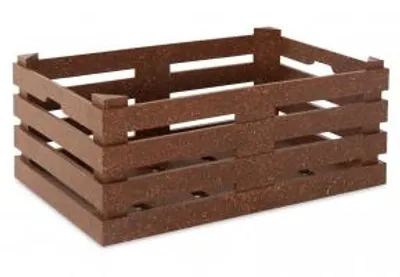 Immagine prodotto di H&H Set 2 Cestini Simplybox Marrone Scuro Cm22X14X9