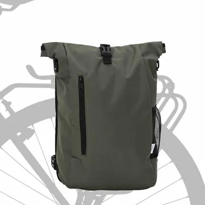 Obrázok produktu pre vidaXL Taška na bicykel Olivová 31 x 13 x 58 cm Polyester