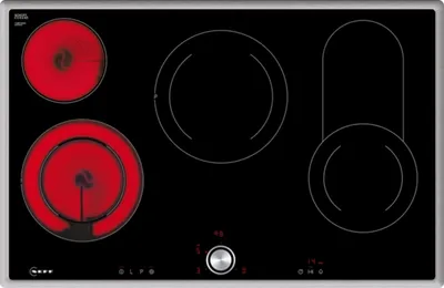 Obrázek produktu pro Neff N 70, Elektrická varná deska, 80 cm, černá, s rámečkem nahoře, T18BT16N0
