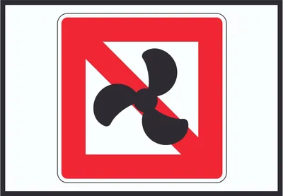 Produktbild von Keine Motorboote Symbol Fahrverbot für Fahrzeuge mit Motor A5 (148x210mm)