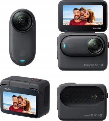 Produktbild von SPORTS CAMERA INSTA360 GO 3S 64GB 5 GHz 4K LED LAMPE USB FARBE SCHWARZ