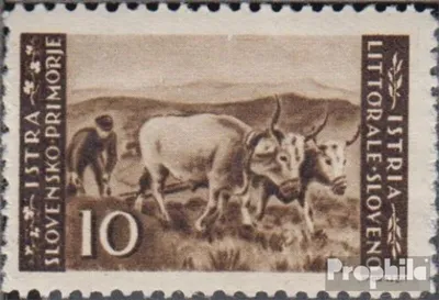 Produktbild von Briefmarken Jugoslawien - Istrien / Küste 1945 Mi 47A postfrisch Landesmotive