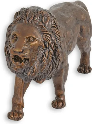 Produktbild von Eine Bronzeskulptur Löwe Replikat Retro Design Dekoration