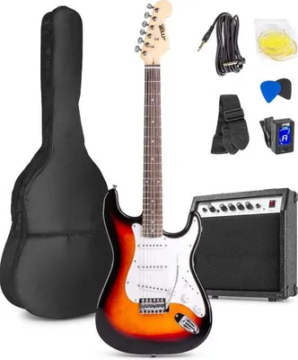 Immagine prodotto di MAX Music GigKit, 6 corde, 320 mm, 50 mm, 990 mm, 2,6 kg, Audio (6,3 mm)
