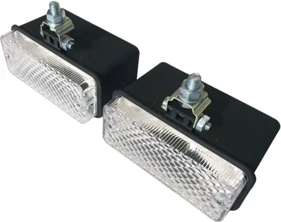 Produktbild von 2x Rückfahrleuchte Rückfahrscheinwerfer 12/24V mit Halter und Glühbirnen 24V SET