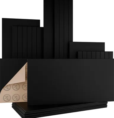 Produktbild von AKUSTIKO Akustikpaneele Selbstklebend 120x60cm - 2 Stück Schwarz Akustik Wandpaneele Brandschutzklasse B-s1-d0 Panels Filz 9mm Hexim Decken- & Wandverkleidung Musikraum Lösung (1.44m²)
