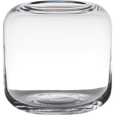 Produktbild von Bellatio Design Blumenvase - transparent - Glas - 21 x 21 cm