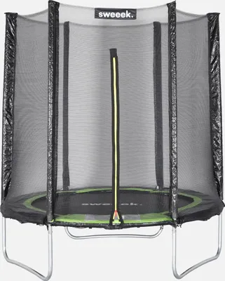 Produktbild von sweeek - Trampolin Ø180cm mit Sicherheitsnetz - Grün