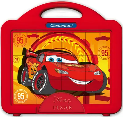 Image de Puzzle à cubes, 12 cubes - Cars 2
