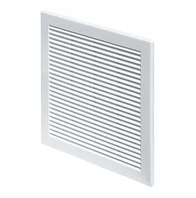Immagine prodotto di Griglia di ventilazione 250x250 Bianco Griglia a fessura Griglia per l'aria di scarico Griglia a feritoia Zanzariera