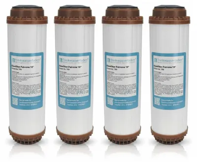 Produktbild von 4x Eisenfilter 10' Wasserfilter für Garten,Brunnen,Pool, Iron removing cartridge