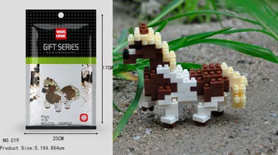 Obrázek produktu pro Stavební kostky koně poníka LNO Micro-Bricks