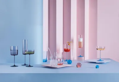 Zdjęcie produktu dla Szklanki do wody Edge, ręcznie dmuchany czeski kryształ, pojemność 275 ml, zestaw 6 sztuk