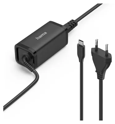 Produktbild von Universal-USB-C-Notebook-Netzteil, GaN, Power Delivery (PD), 5-20V/45W (00200022)