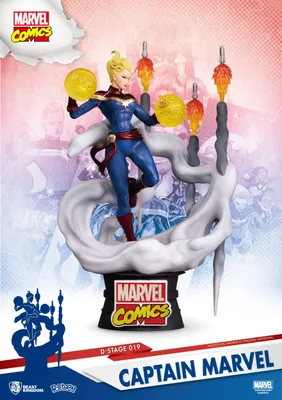Produktbild von Beast Kingdom Toys Captain Marvel D-Stage Diorama Statue 16 cm BKDDS-019