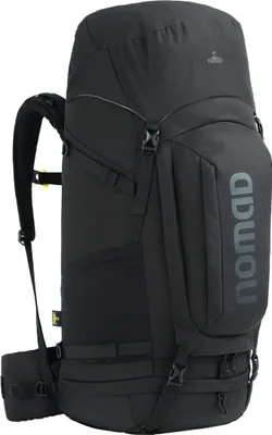 Produktbild von NOMAD® Batura Premium 55 L Trekkingrucksack Schwarz mit Frontloader inkl. Flightbag/Regenhülle