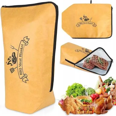 Zdjęcie produktu dla Torba termiczna na grilla 38x53 cm Wodoodporna Piknikowa Żółta