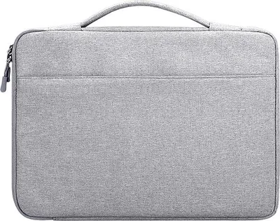 Produktbild von Mobigear Oxford Laptop-Aktentasche 13 - 14 Zoll – Laptoptasche mit Tragegriff – Grau