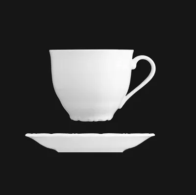Obrázok produktu pre Šálka a podšálka 250 ml, biely porcelán, Verona, G. Benedict