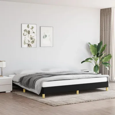 Obrázek produktu pro vidaXL Rám postele bez matrace černý 200x200 cm látka