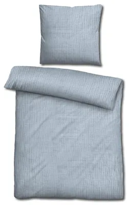 Zdjęcie produktu dla Sleezzz® Musselin Bettwäsche blau 135 x 200 cm + 80 x 80 cm